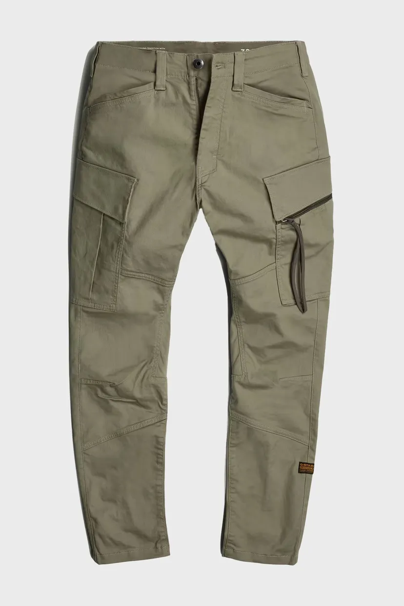 Мужские зеленые карго Zip Pkt 3D Skinny Cargo 2.0 5