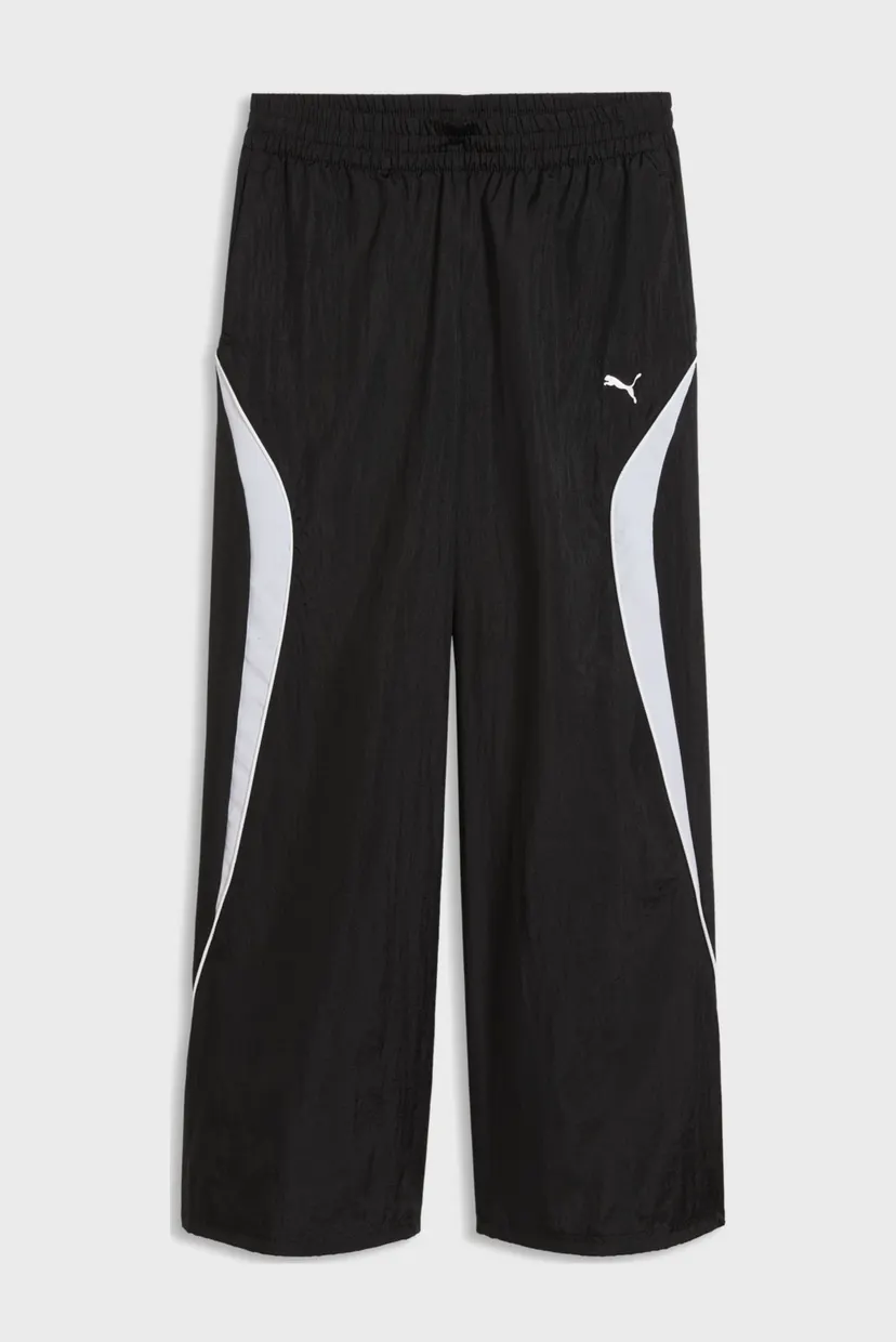 Женские черные спортивные брюки PUMA Sport Relaxed Woven Pants Women 4