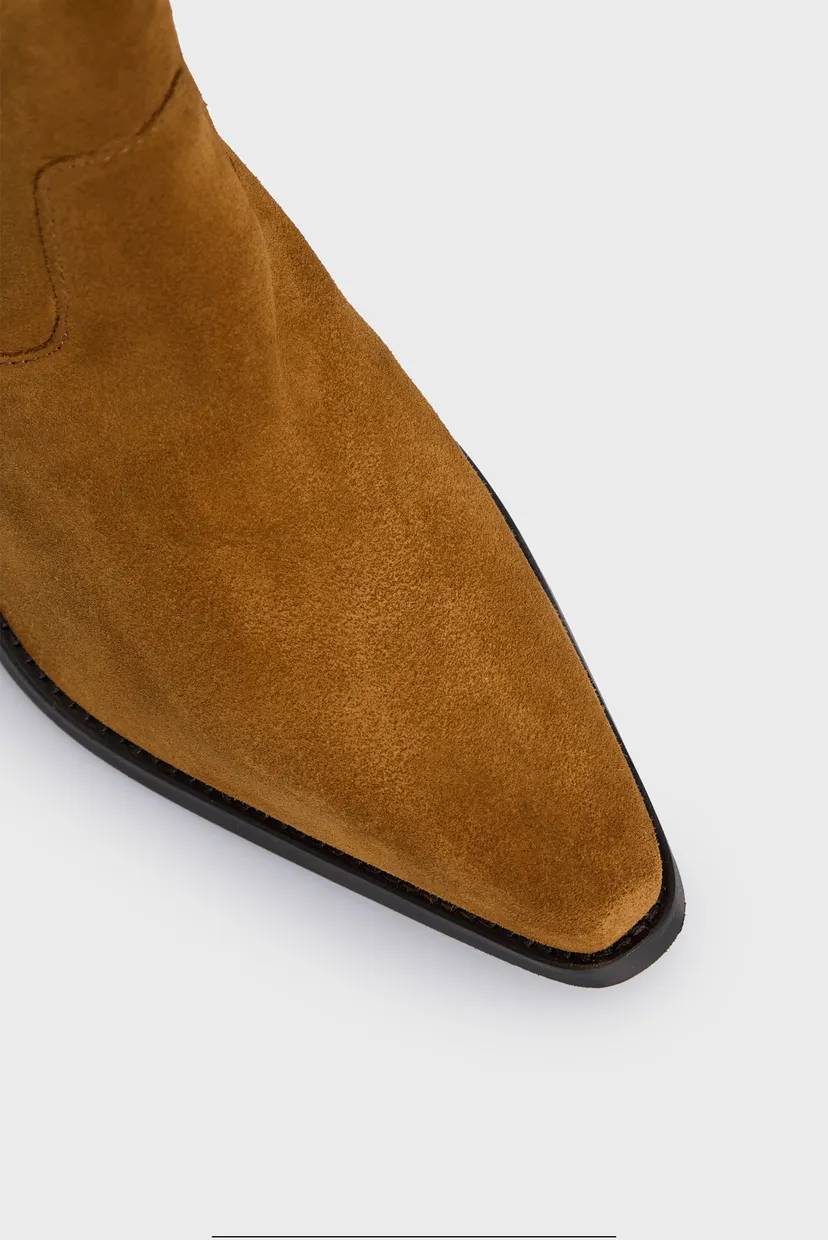 Жіночі руді замшеві ковбойки TH SUEDE COWBOY BOOT 4
