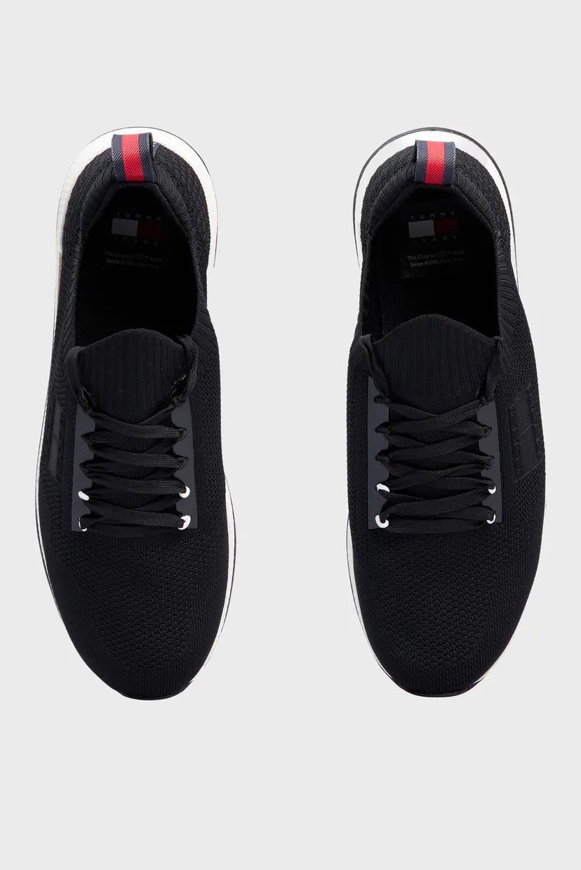 Мужские черные кроссовки TJM ELEVATED RUNNER KNITTED 4