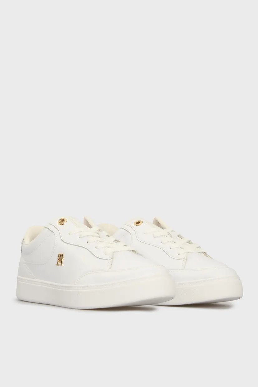 Жіночі білі шкіряні снікерси ESSENTIAL CHIC COURT SNEAKER 3