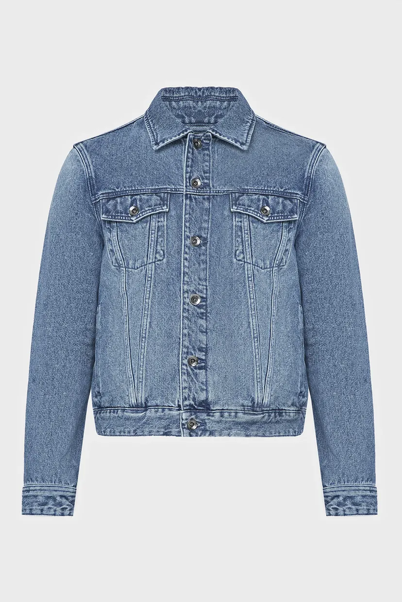 Чоловіча синя джинсова куртка DENIM TRUCKER 4