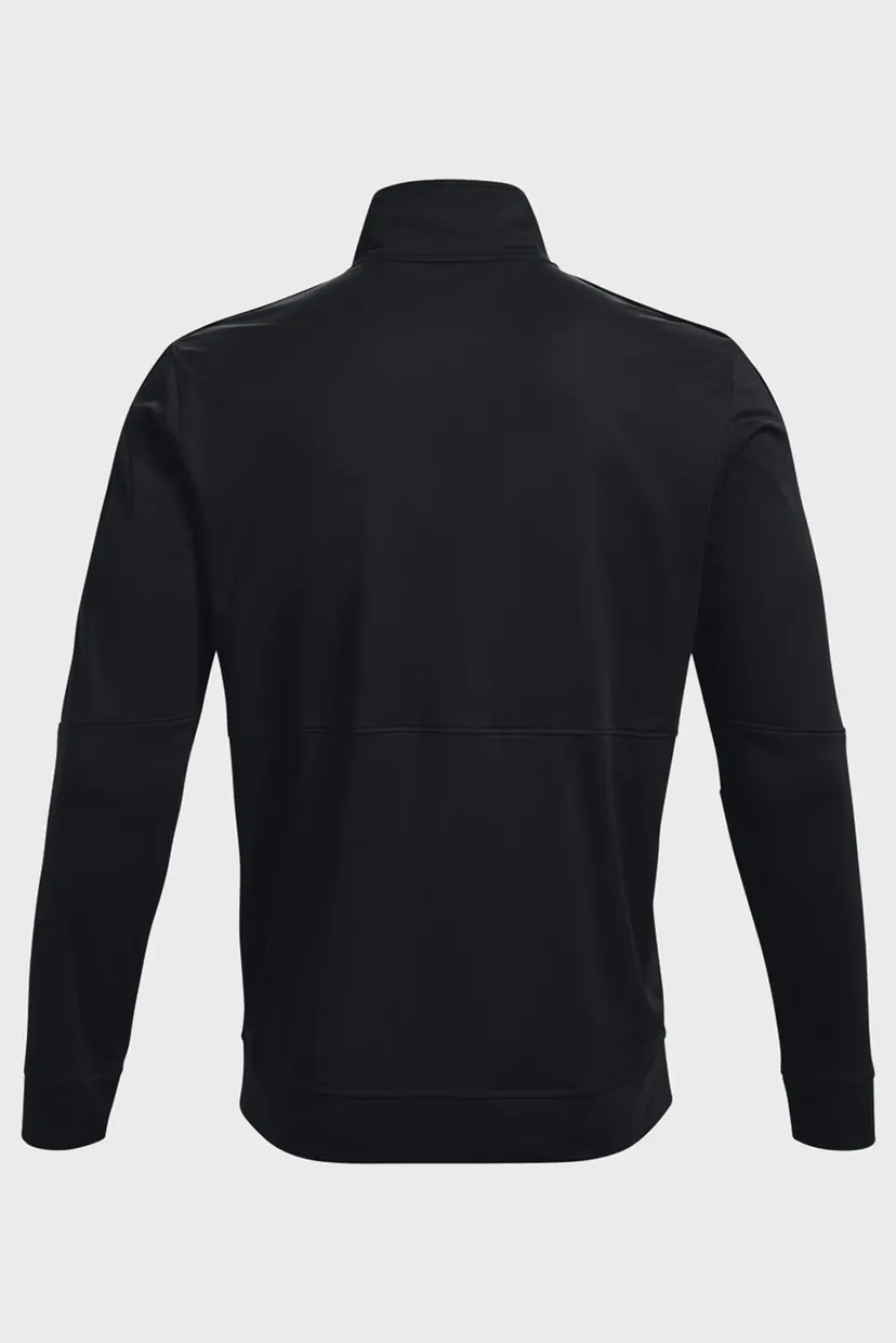 Чоловіча чорна кофта UA PIQUE TRACK JACKET 6