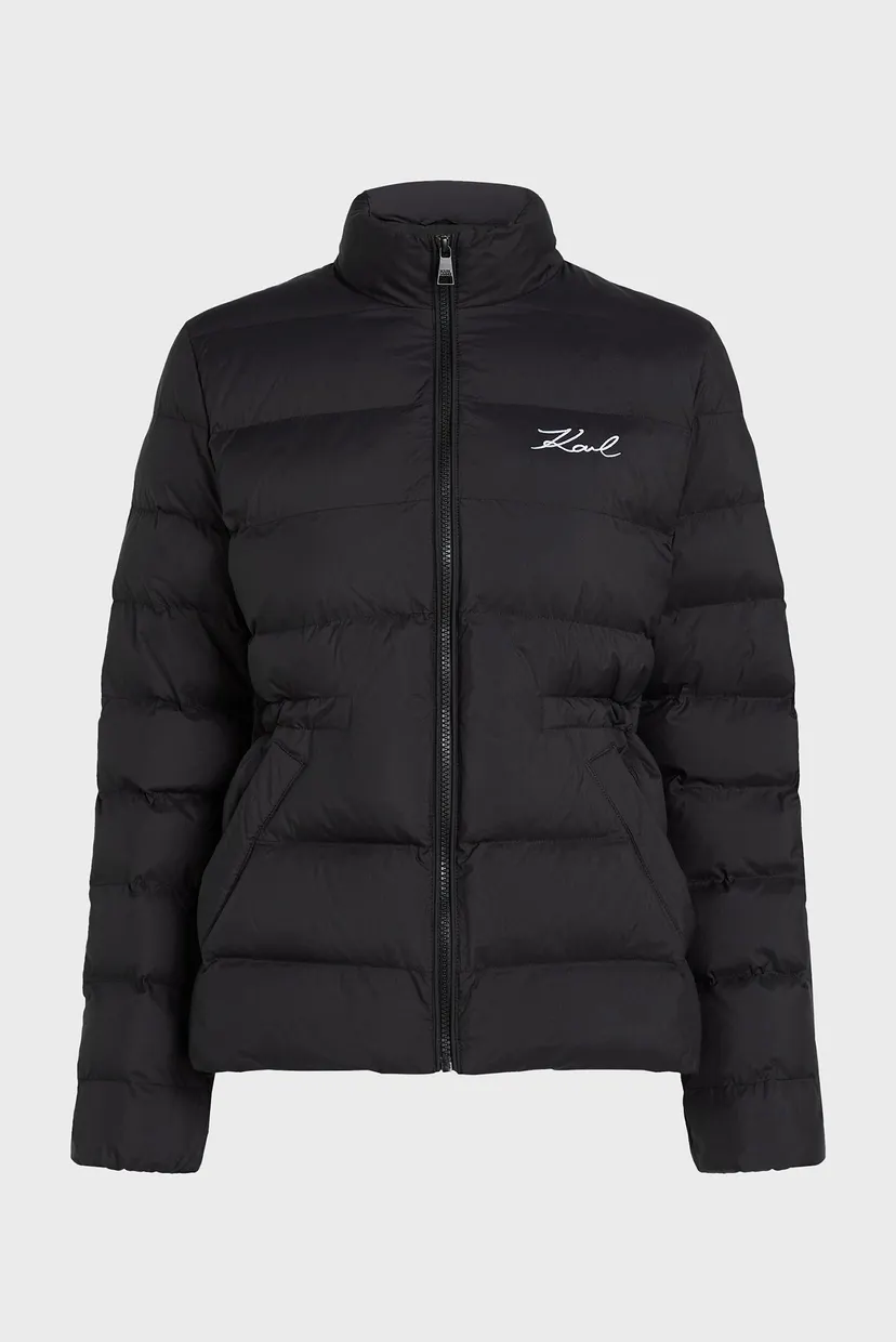 Жіноча чорна куртка LIGHTWEIGHT PUFFER JACKET 5
