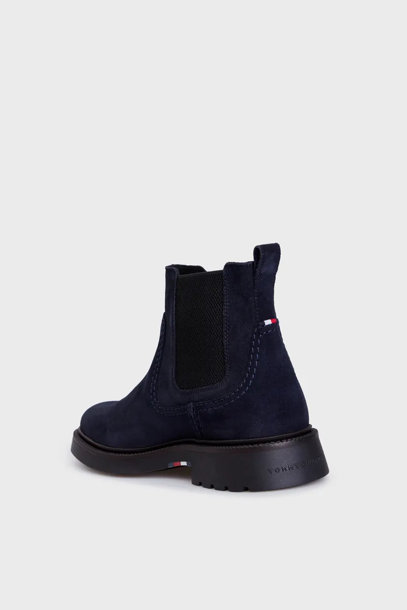 Чоловічі темно-сині замшеві челсі HILFIGER COMFORT LWT SUEDE CHEL 5