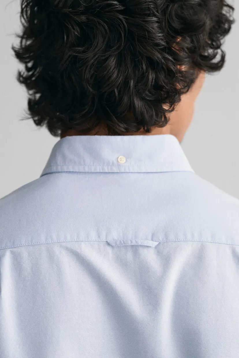 Чоловіча блакитна сорочка SLIM OXFORD SHIRT 5