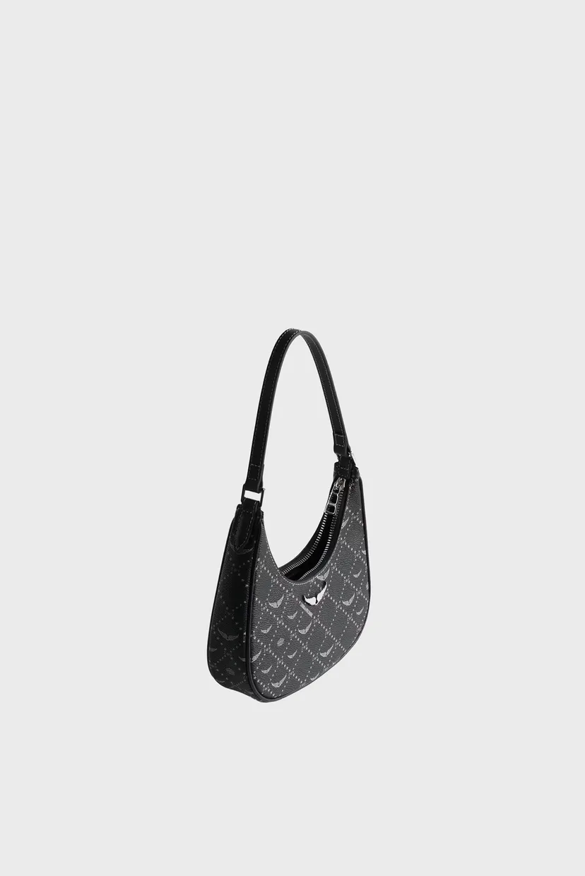 Жіноча чорна сумка з візерунком Z Night Out Monogram 4