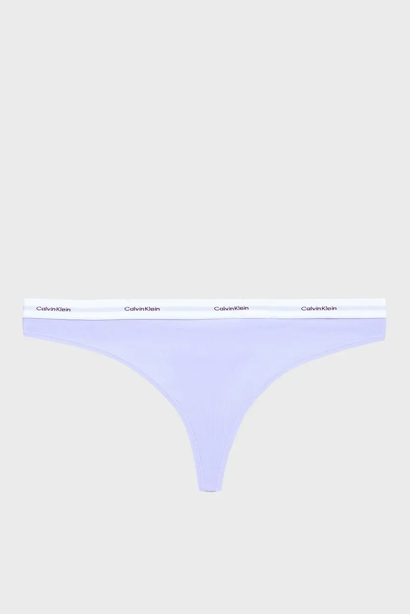 Женские голубые трусики THONG 7