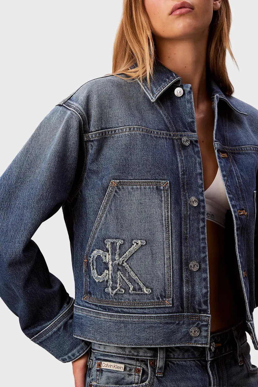 Жіноча синя джинсова куртка WORKWEAR 4