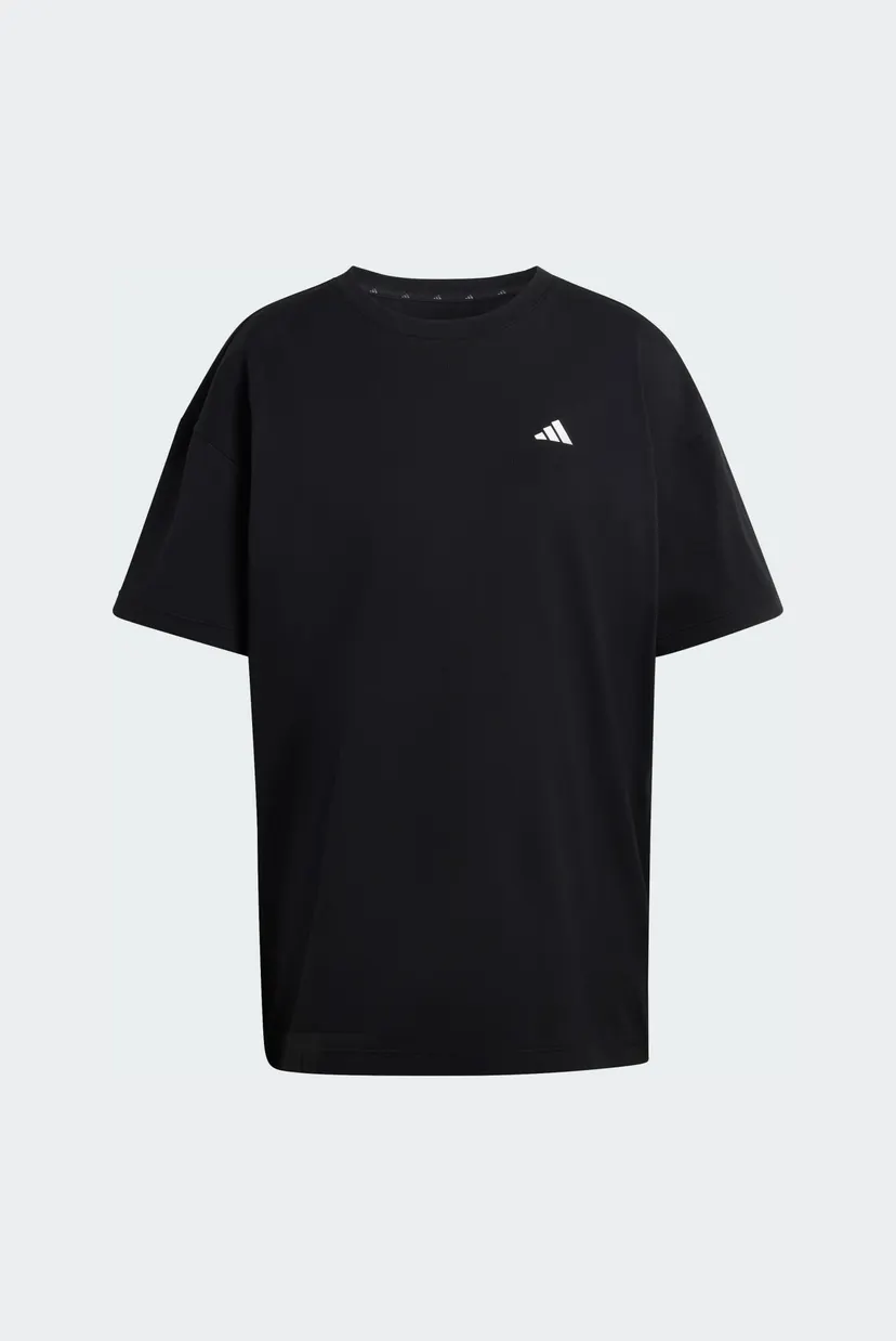 Женская черная футболка Power Essentials Workout Oversized 6
