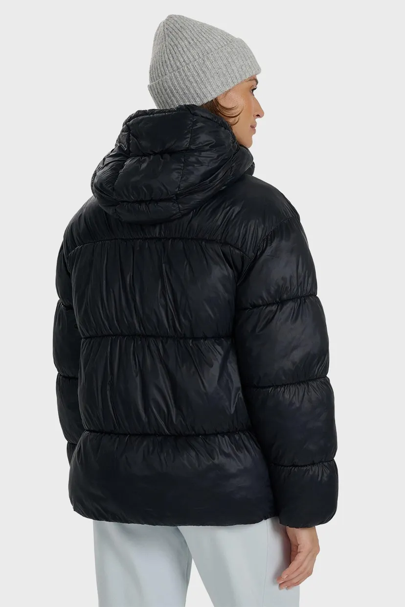 Женский черный пуховик DOWN JACKET 4