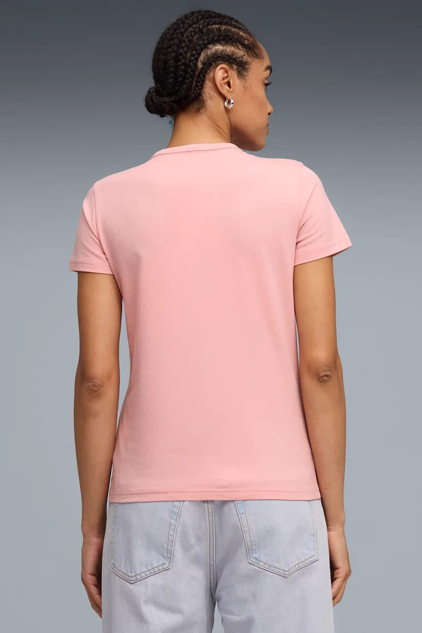 Женская розовая футболка PUMA Class Graphic Tee Women 3