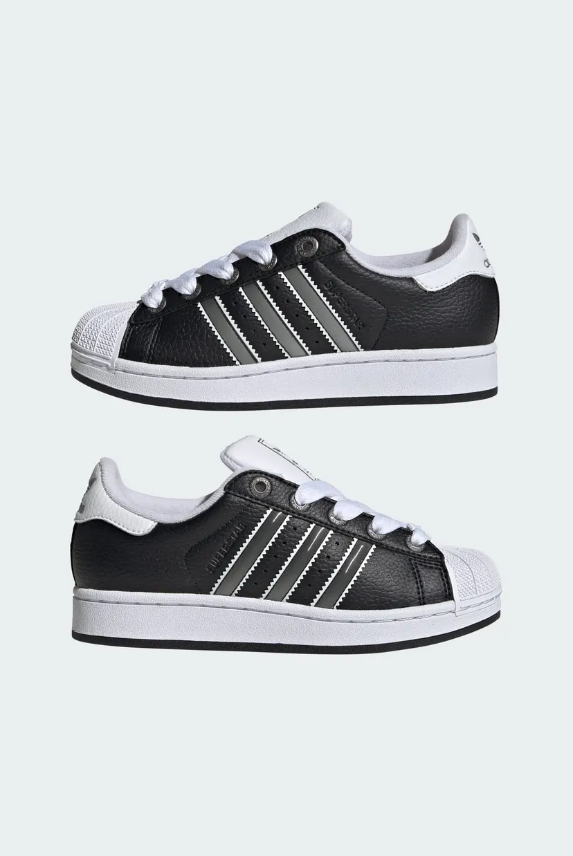 Детские черные сникерсы Superstar II Kids 7