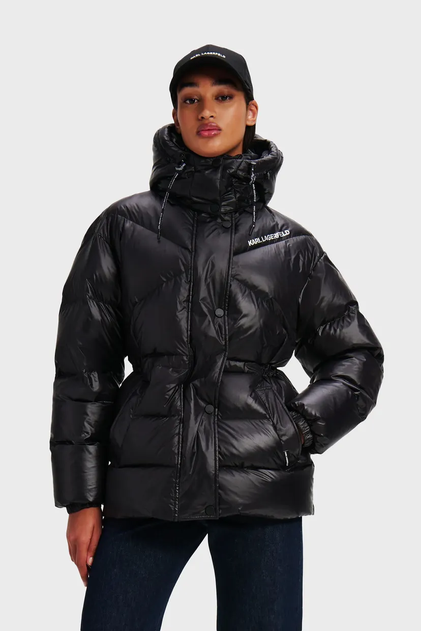 Жіноча чорна куртка PUFFER JACKET Karl Lagerfeld 246W1510 — MD-Fashion