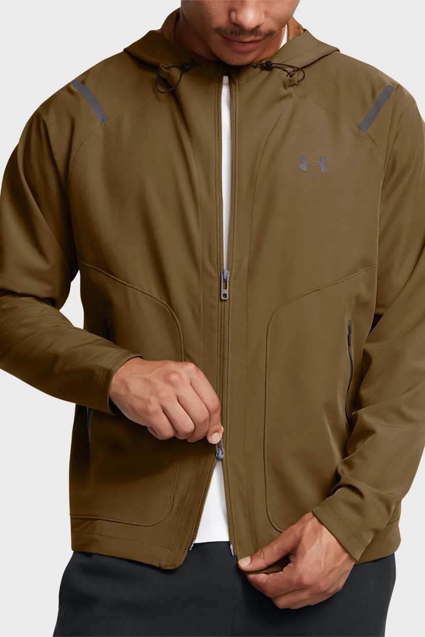 Чоловіча коричнева вітровка UA Unstoppable Jacket LC 4