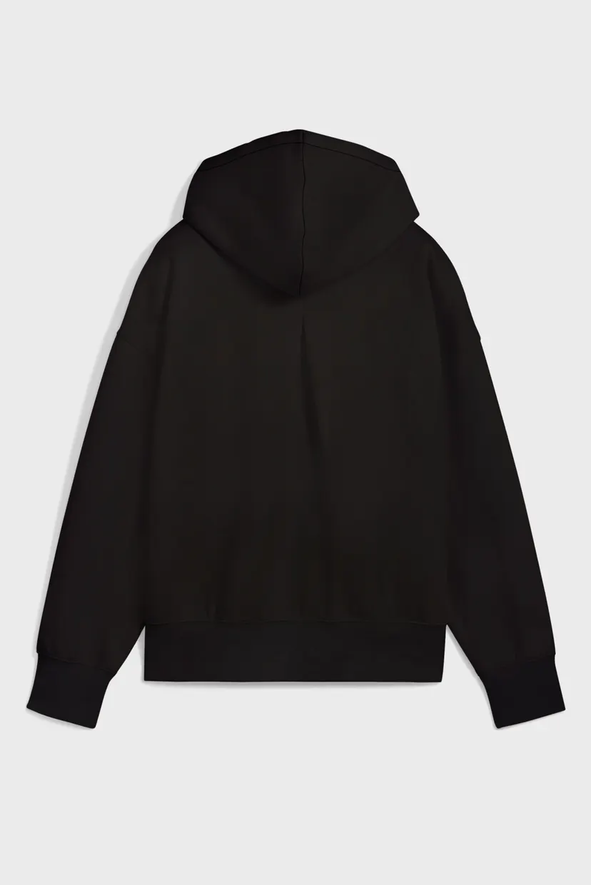 Женское черное худи HER Oversized Hoodie Women 5