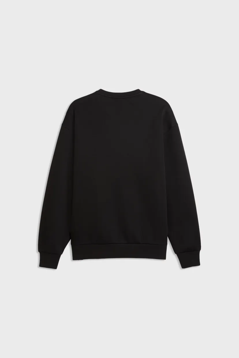 Мужской черный свитшот Essentials Elevated Cat Logo Relaxed Sweatshirt Men 5