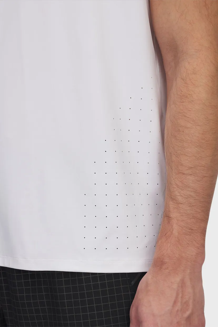 Чоловіча біла футболка UA LAUNCH ELITE SHORTSLEEVE 3