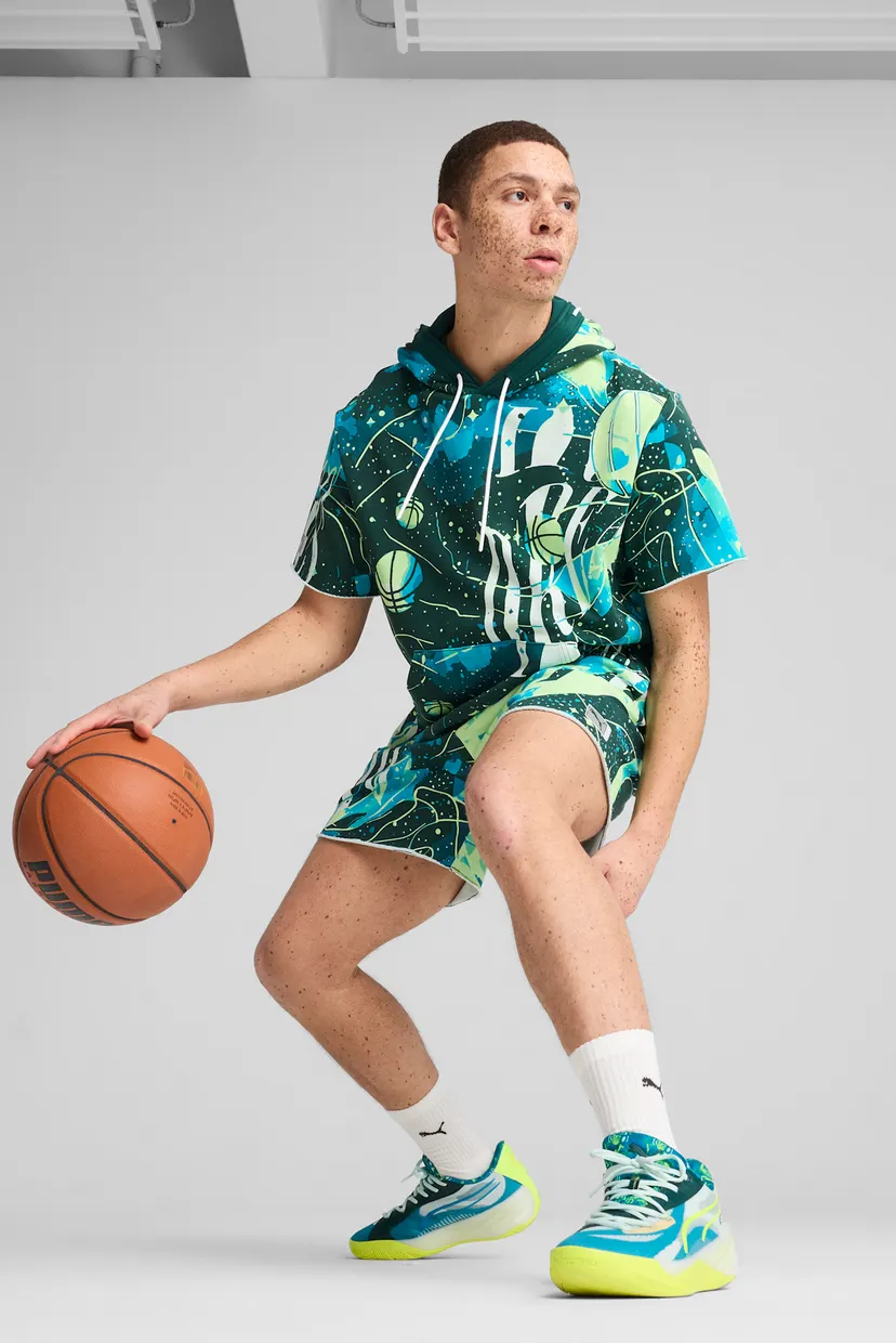 Зелені шорти з візерунком Hoop Dreamz Short II Unisex (унісекс) 4