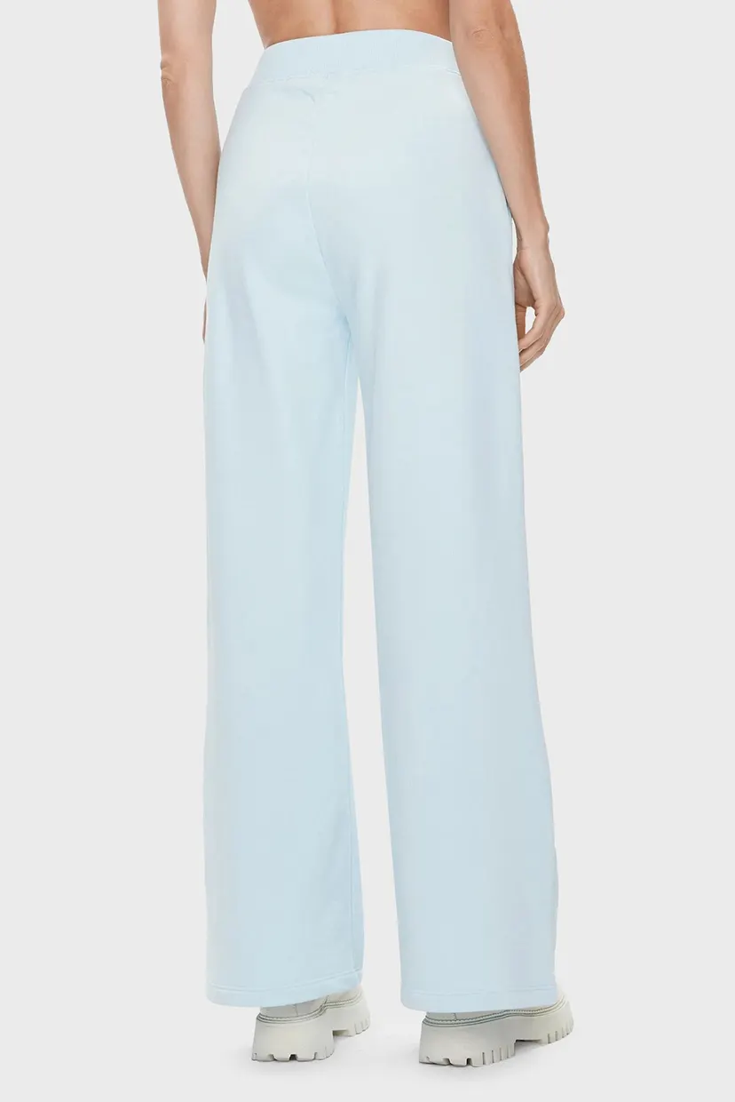 Жіночі блакитні спортивні штани CK EMBRO BADGE KNIT PANT 3