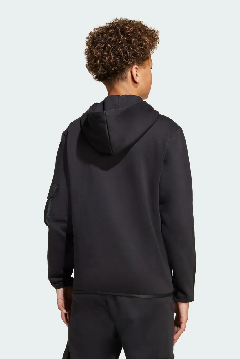 Детское черное худи UTILITY PACK FLEECE JUNIOR 7