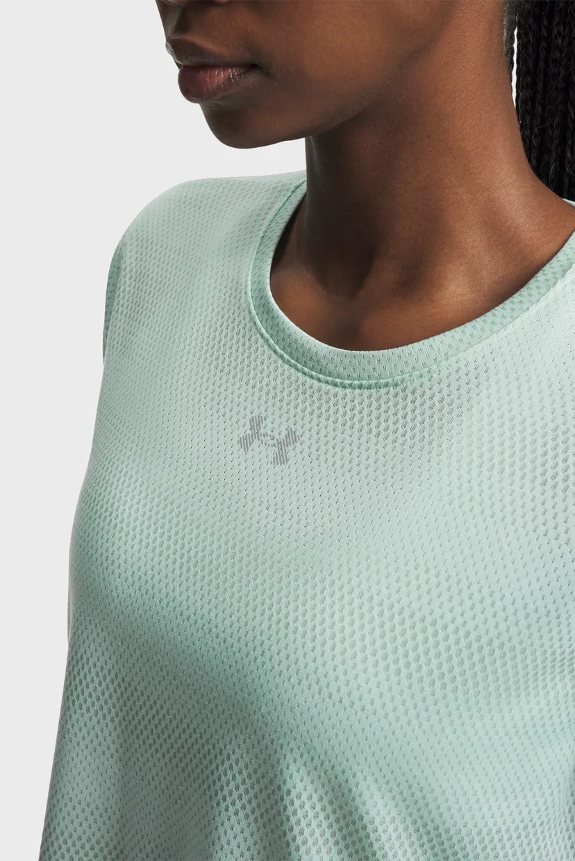 Жіноча м'ятна футболка UA Velociti Shortsleeve-GRN 3