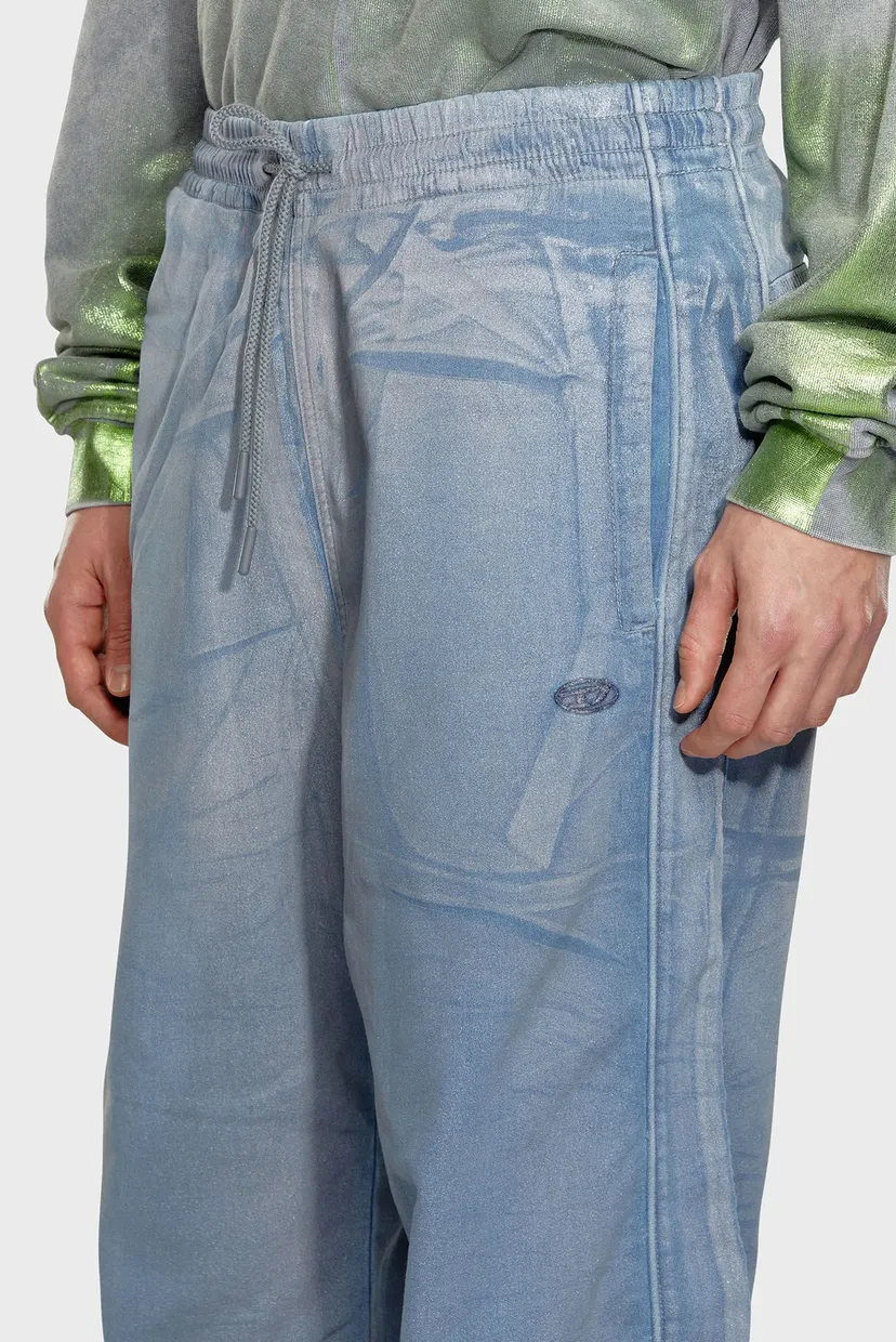 Голубые брюки D-MARTIANS-S TRACK Sweat jeans (унисекс) 5