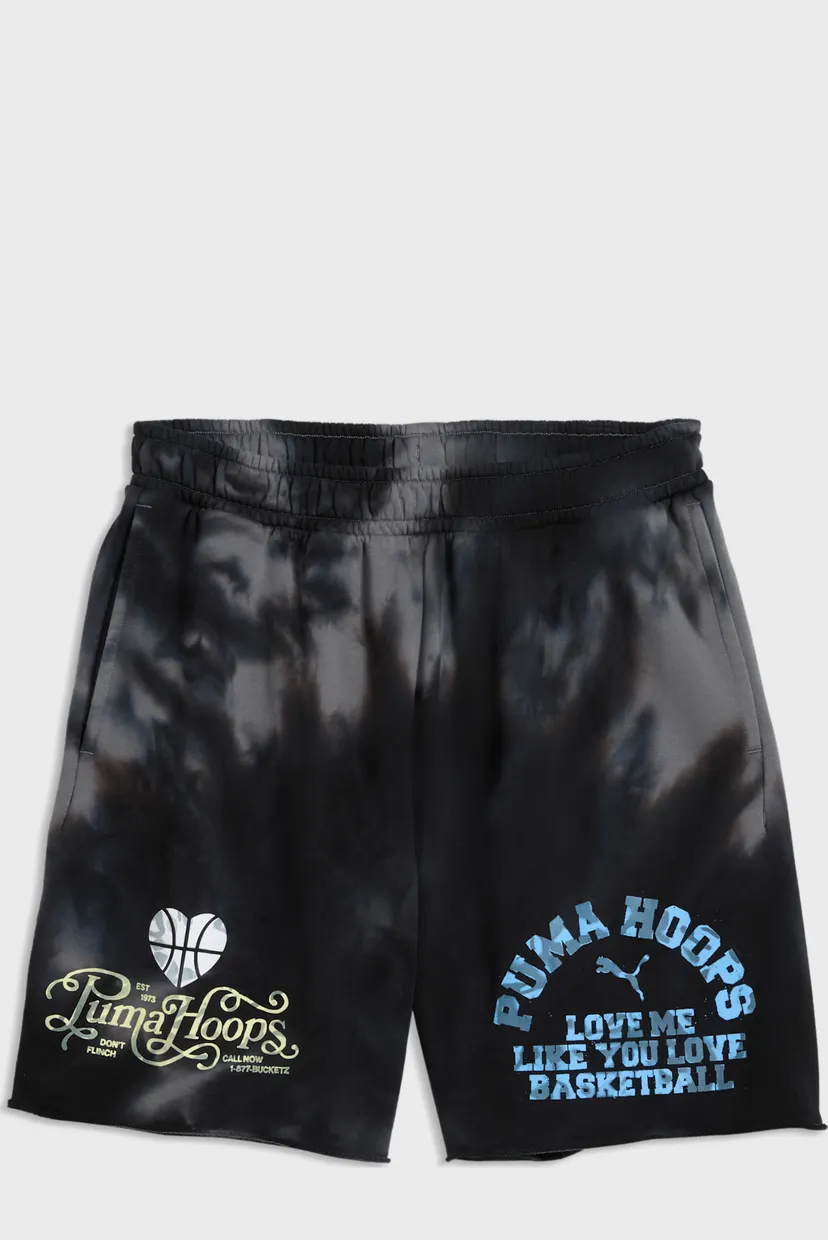 Чорні шорти з візерунком What The Fun Relaxed Basketball Shorts Unisex (унісекс) 4