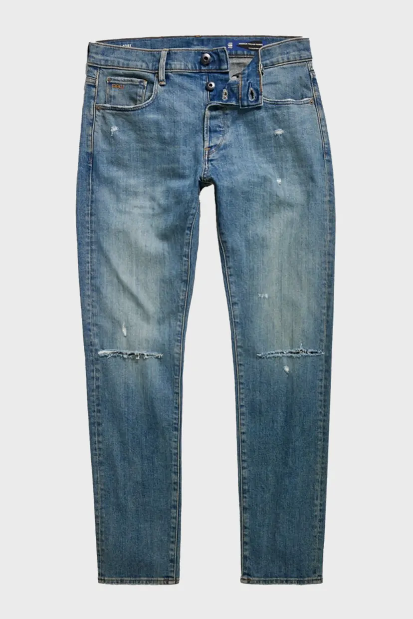 Чоловічі сині джинси 3301 Slim 4