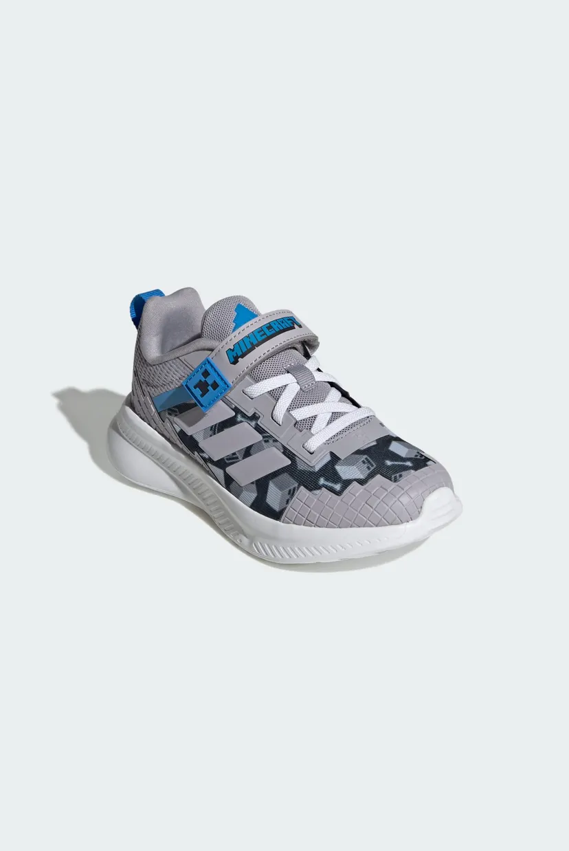 Дитячі сірі кросівки ADIDAS MINECRAFT FORTARUN 4.0 CHILDREN 4