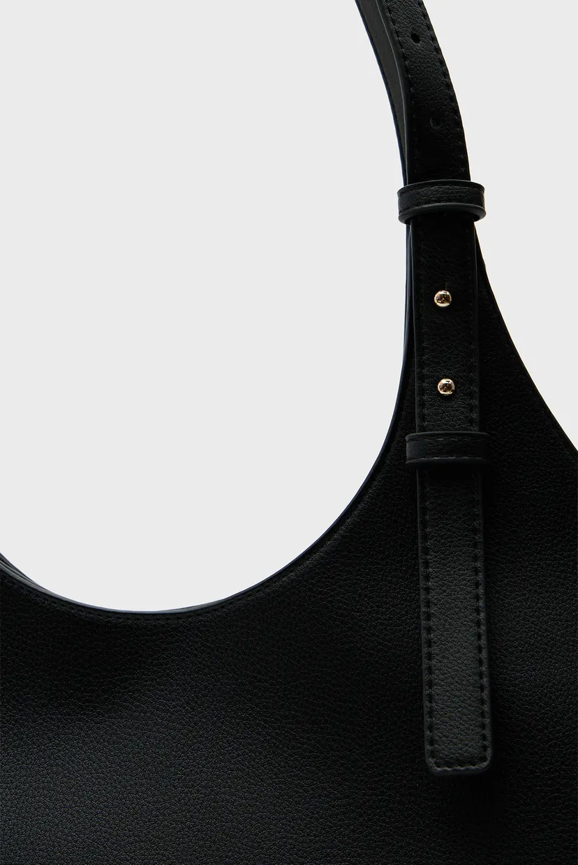 Жіноча чорна сумка TOTE 5