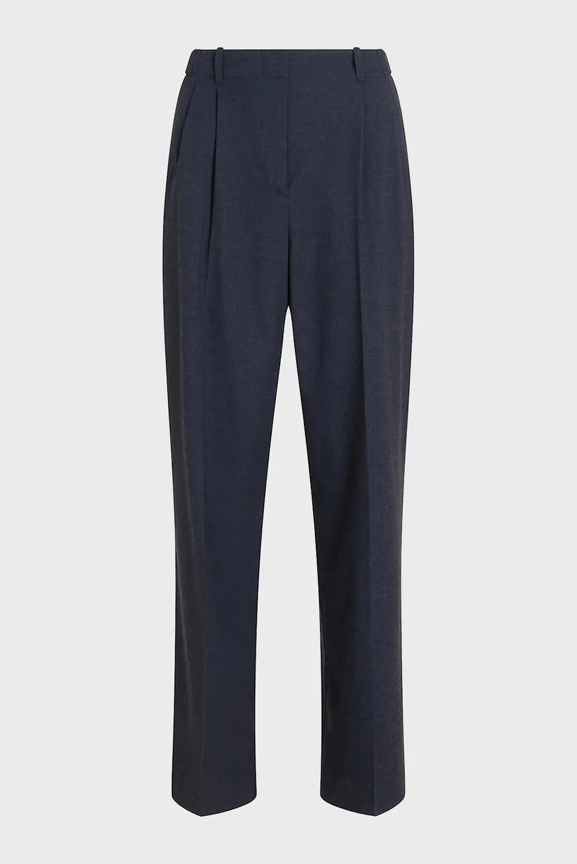 Жіночі темно-сині брюки  FLANNEL RELAXED STRAIGHT 5