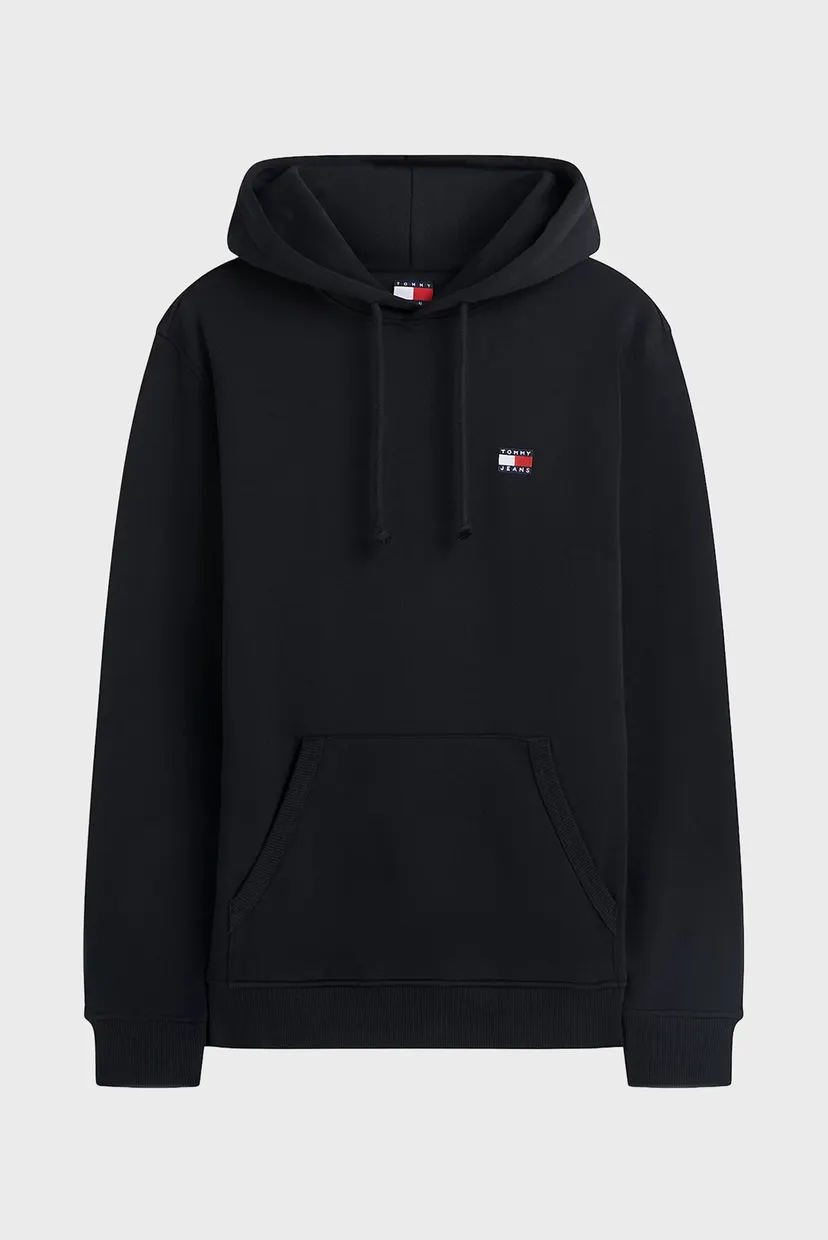 Мужское черное худи REG BADGE HOODIE EXT 5
