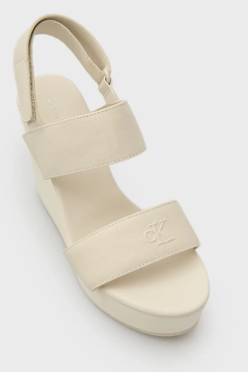 Жіночі білі босоніжки WEDGE 4