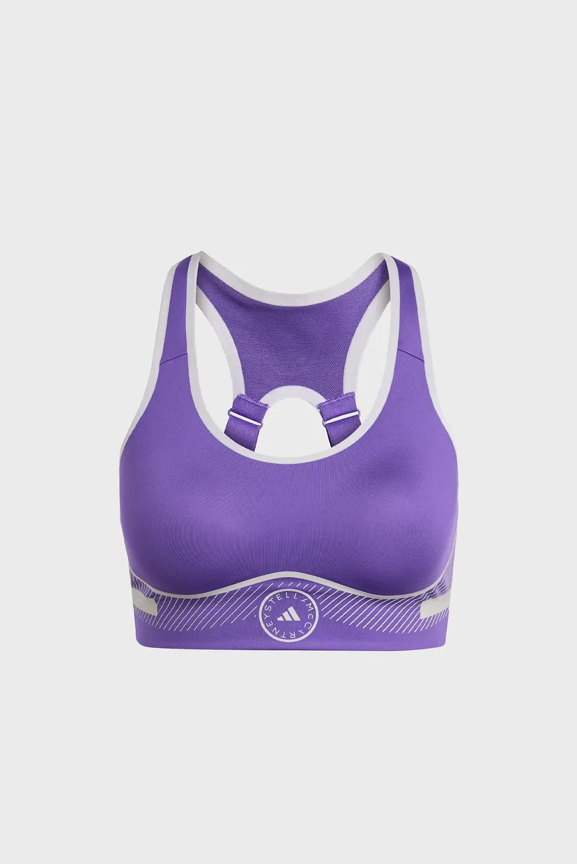 Жіночий фіолетовий топ adidas by Stella McCartney TruePace High Support 6