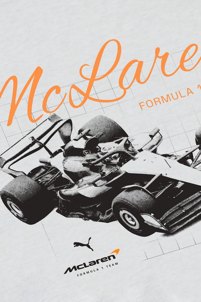 Мужская белая футболка McLAREN RACING Graphic Tee Men 3