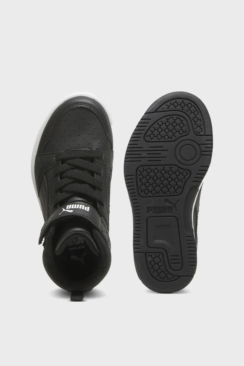 Детские черные хайтопы Rebound V6 Mid WTR Kids’ Sneakers 4
