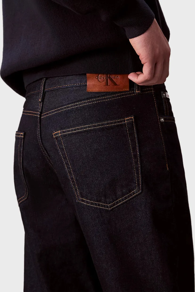 Мужские темно-синие джинсы 5PKT 90S TAPER CK RAW RINSE JEAN 5