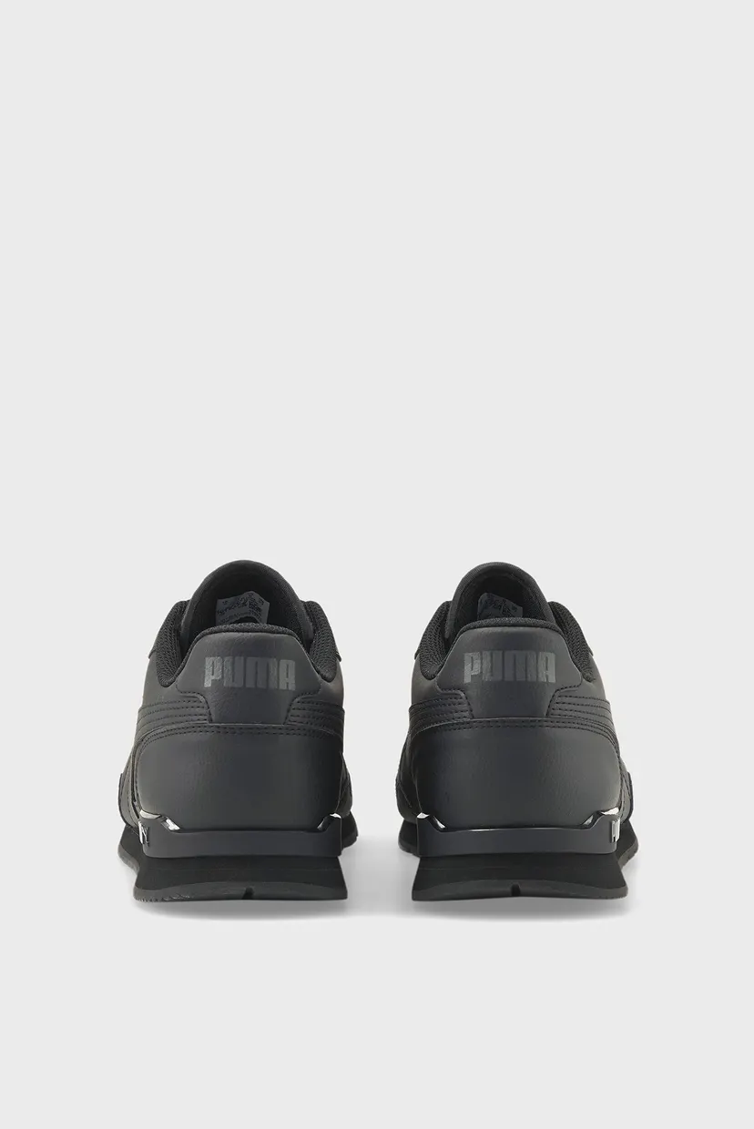 Черные кожаные кроссовки ST Runner v3 L Trainers 3