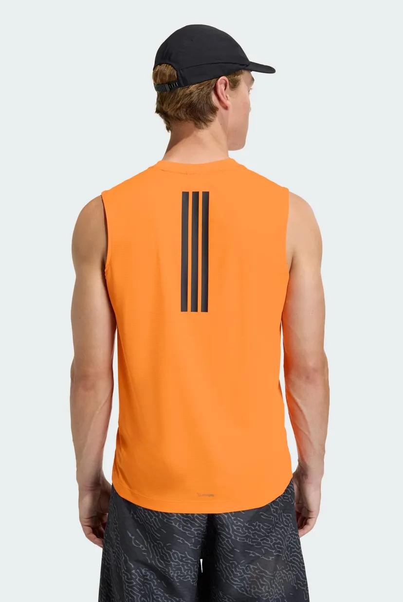 Чоловіча помаранчева майка D4T POWER 3 STRIPES 3