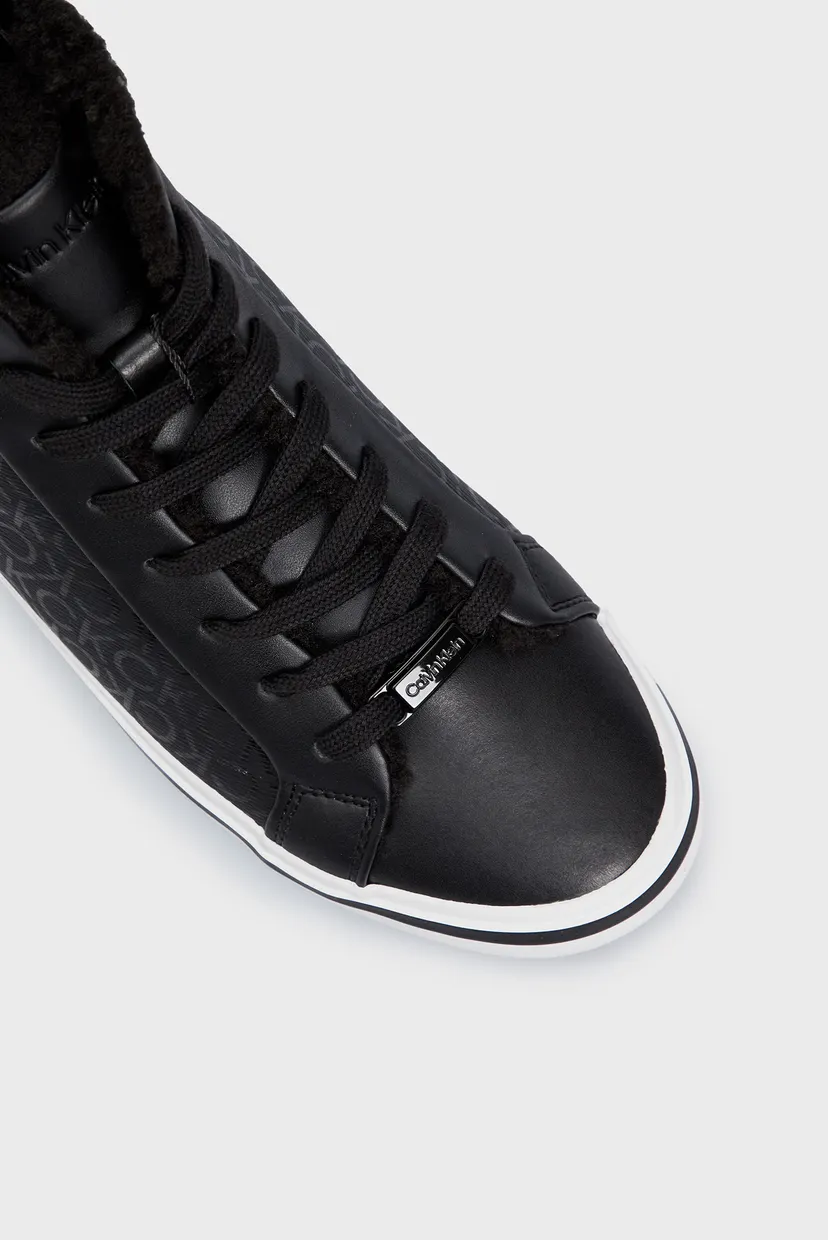 Женские черные хайтопы с узором VULC HIGH TOP 4