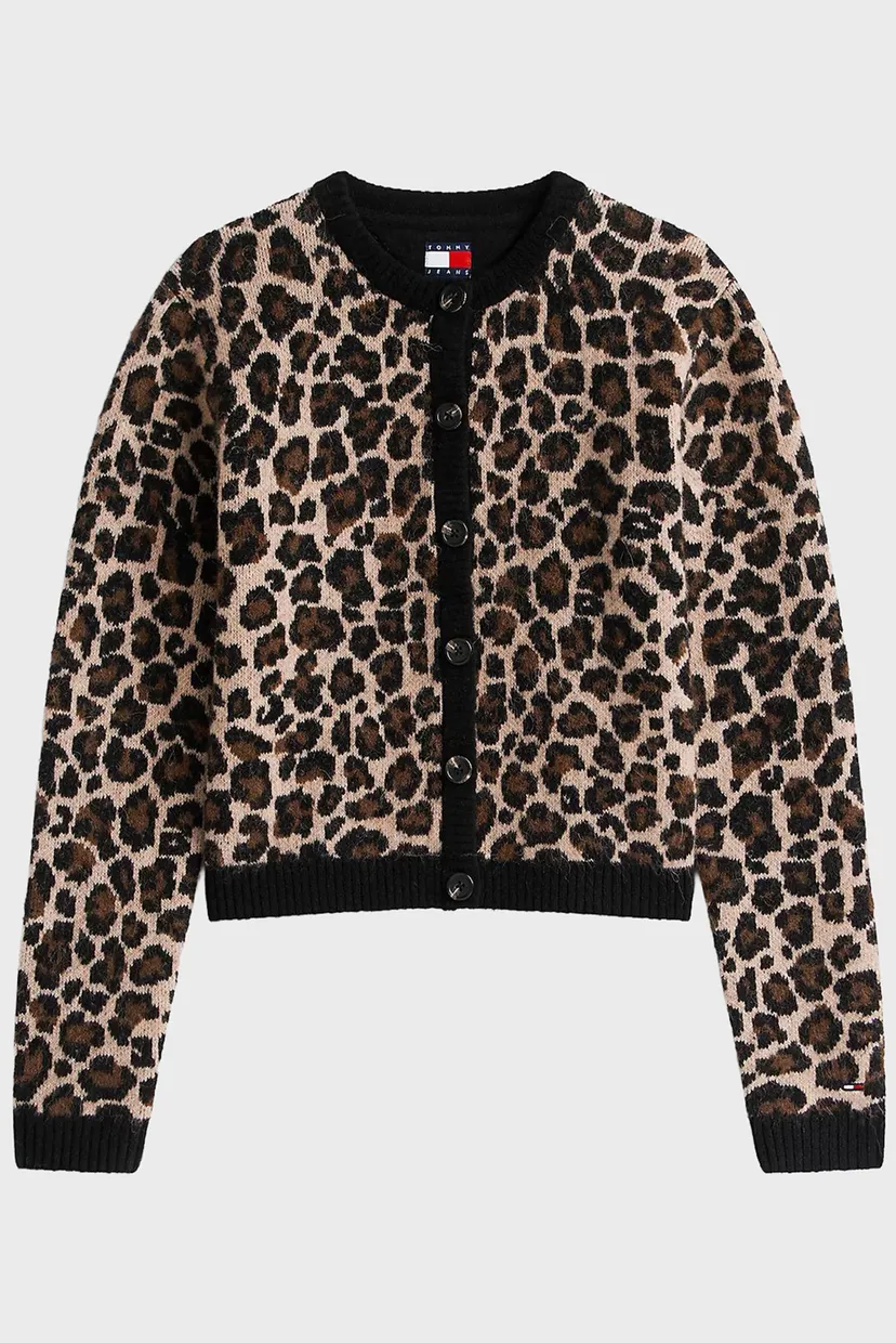 Женский кардиган с узором LEOPARD 6