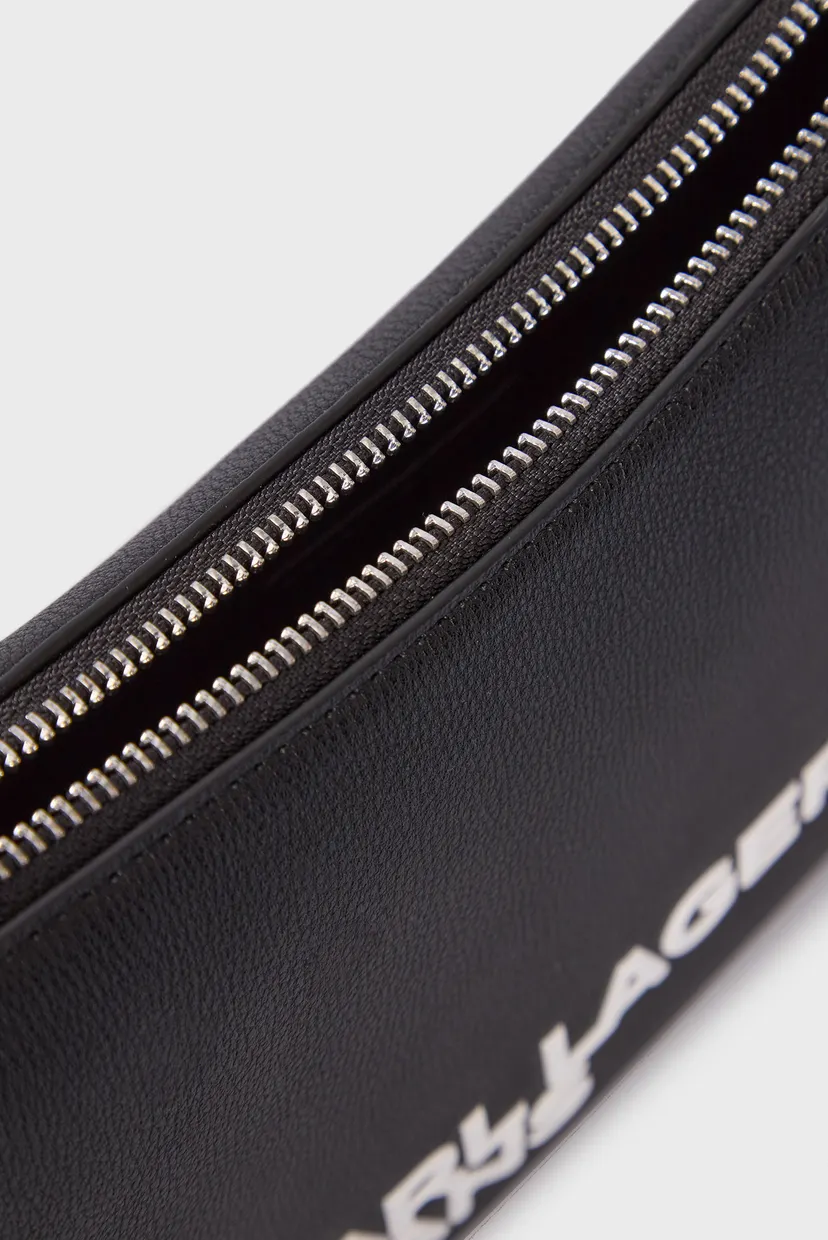 Женская черная сумка ESSENTIAL LOGO SHOULDERBAG 5