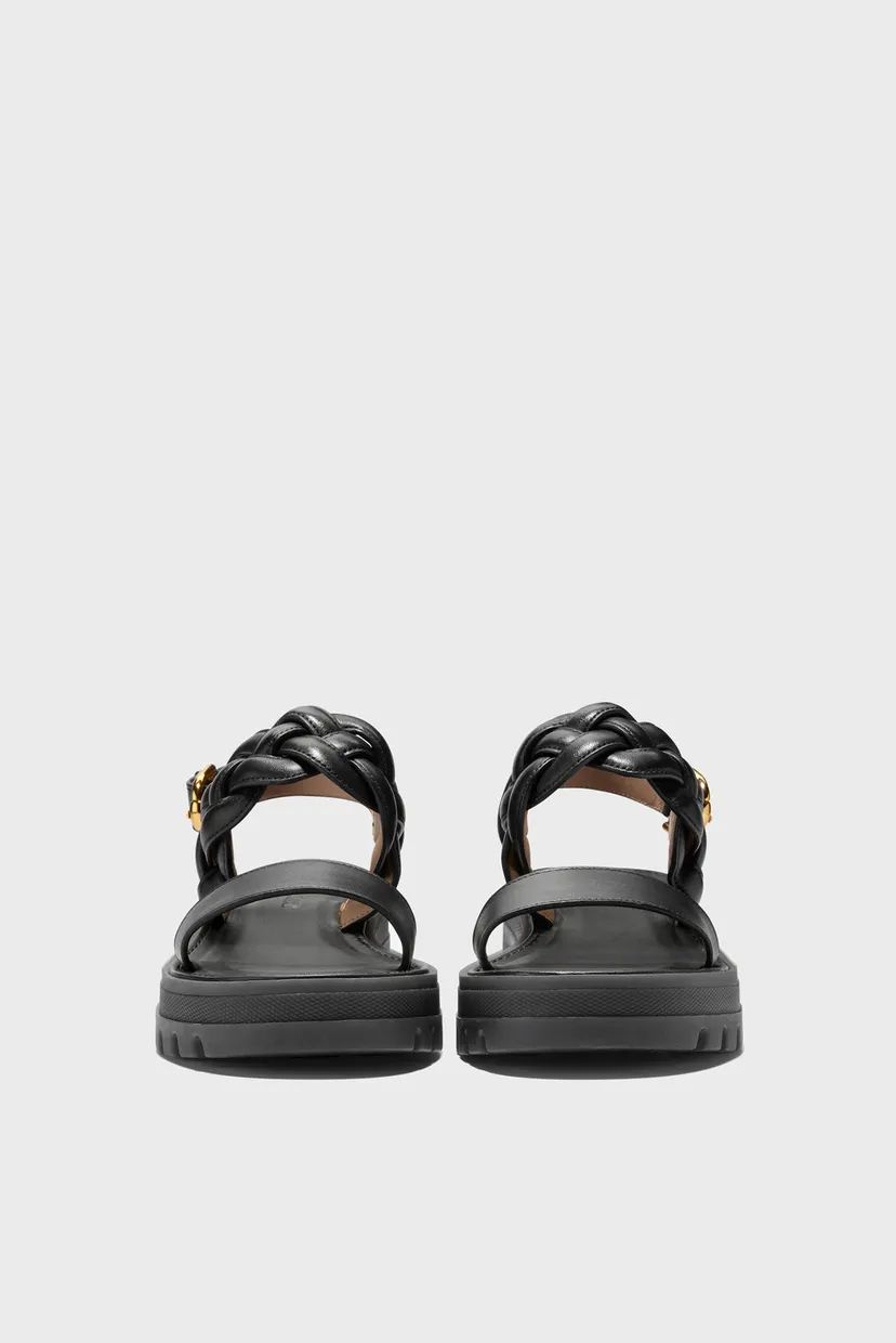 Жіночі чорні шкіряні сандалі Cressida Lug Sandal 3