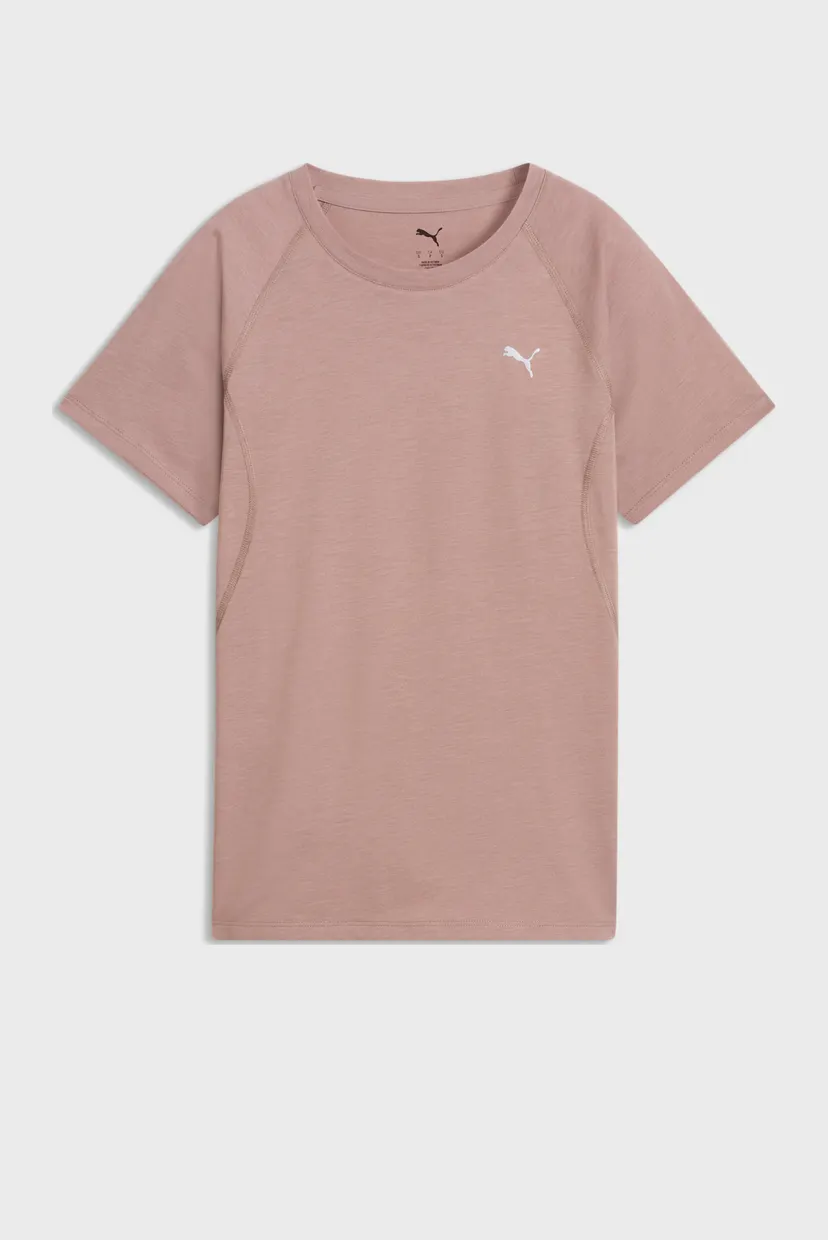Жіноча бежева футболка VELOCITY Tri-Blend Running Tee Women 4