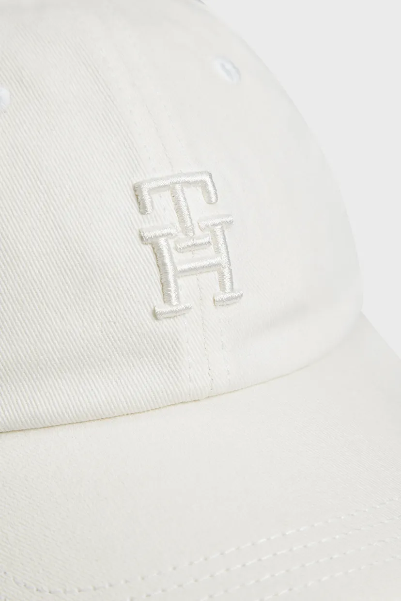 Мужская белая кепка TH FLAG SOFT 4