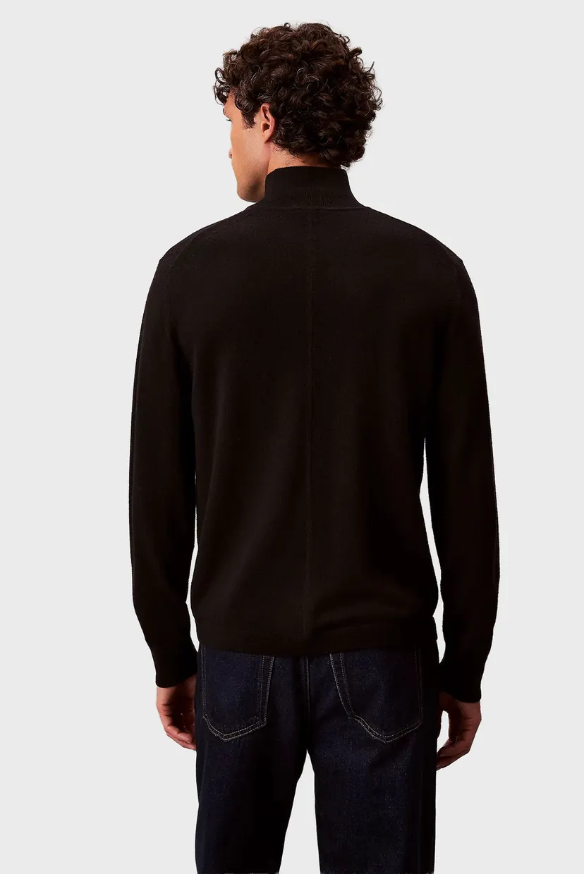 Мужской черный гольф MERINO 3