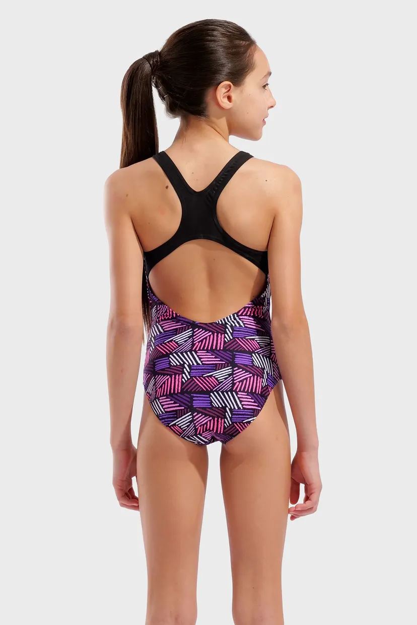 Дитячий купальник з візерунком CANDIES SWIMSUIT SWIM PRO BACK 3