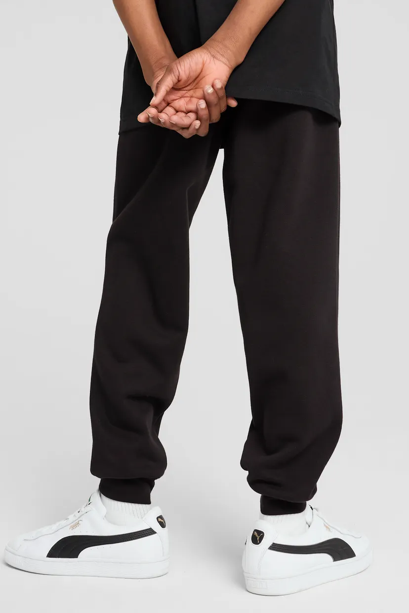 Детские черные спортивные брюки ESS No. 1 Logo Fleece Sweatpants Youth 3