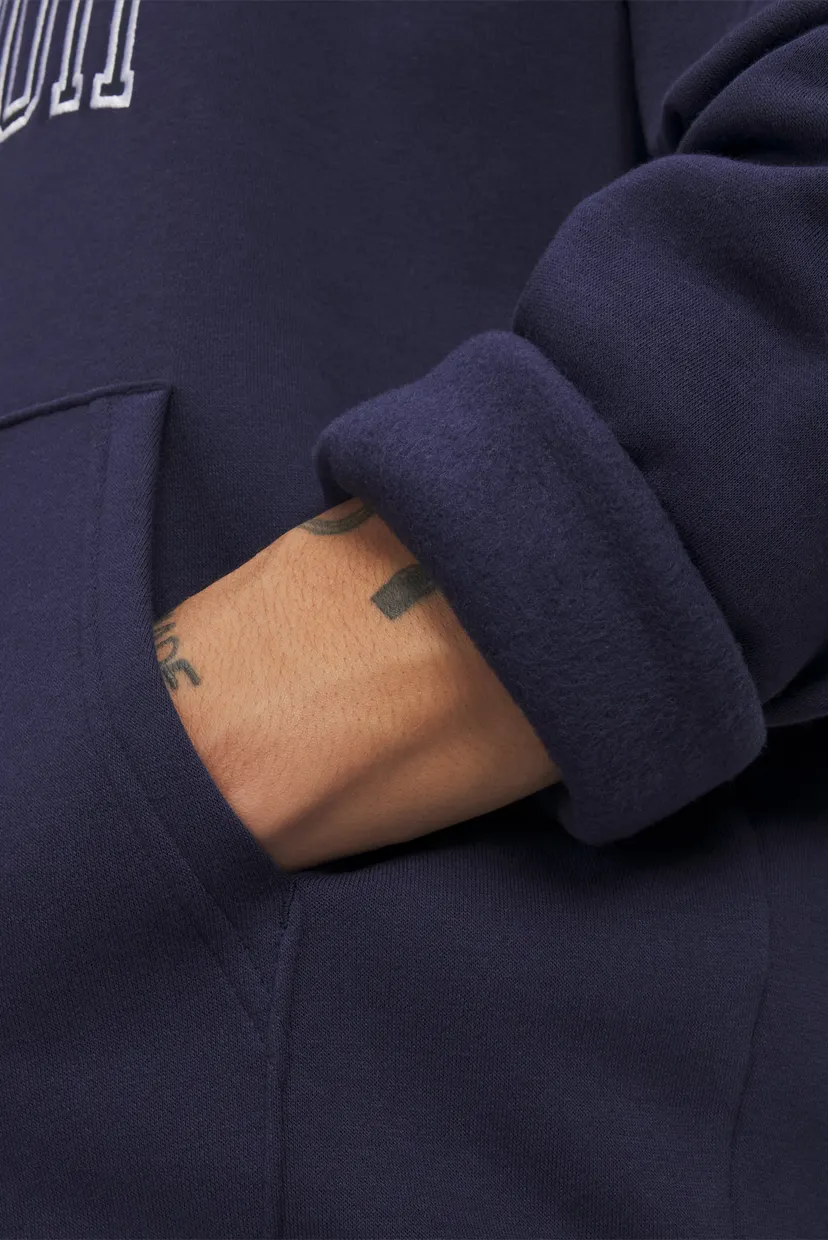 Чоловіче темно-синє худі UA Rival Fleece Nov Hoodie 3